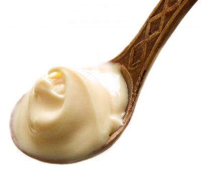 mayonnaise-on-spoon